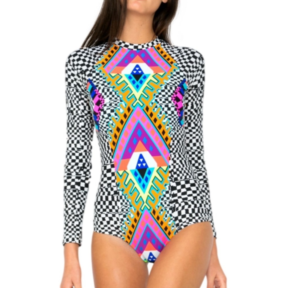 EXTREMELY RARE Mara Hoffman Rashguard Swimsuit